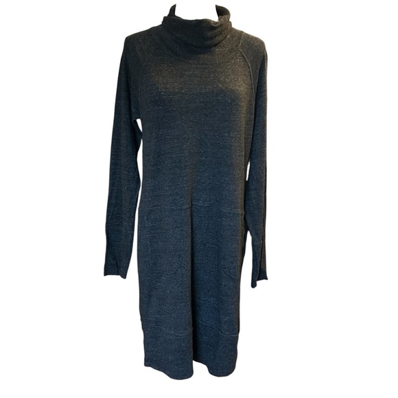 Prana Black Sweater Dress Medium Trendy Transitional - Picture 1 of 5